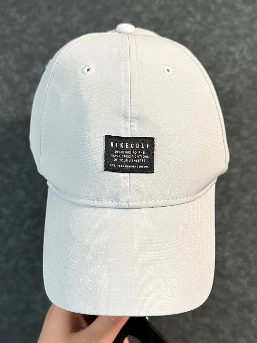 Nike Golf Legacy91 Dri-Fit Light Gray Adjustable Strapback Hat Cap